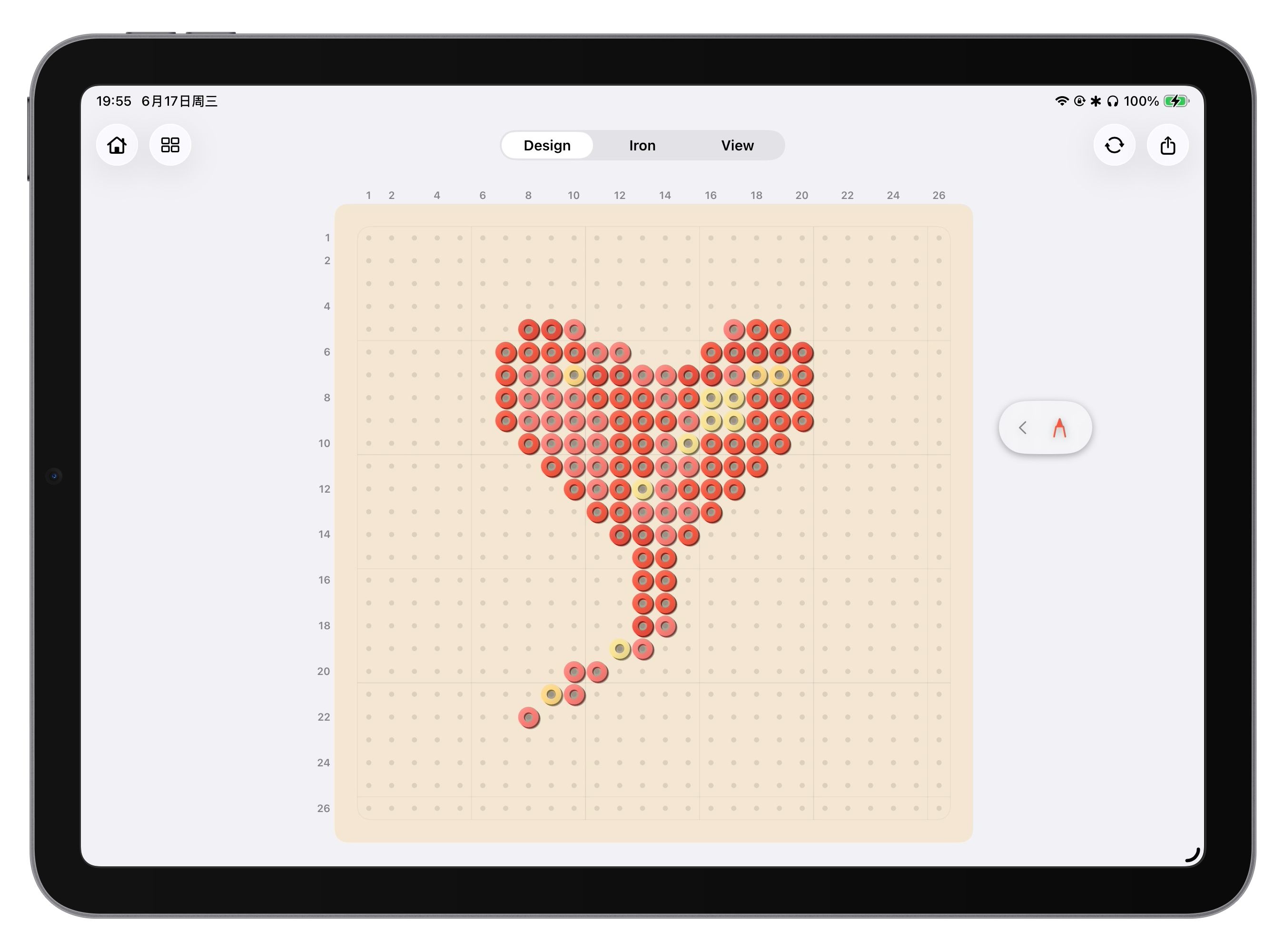 Pixel Beader Canvas Editor Screenshot